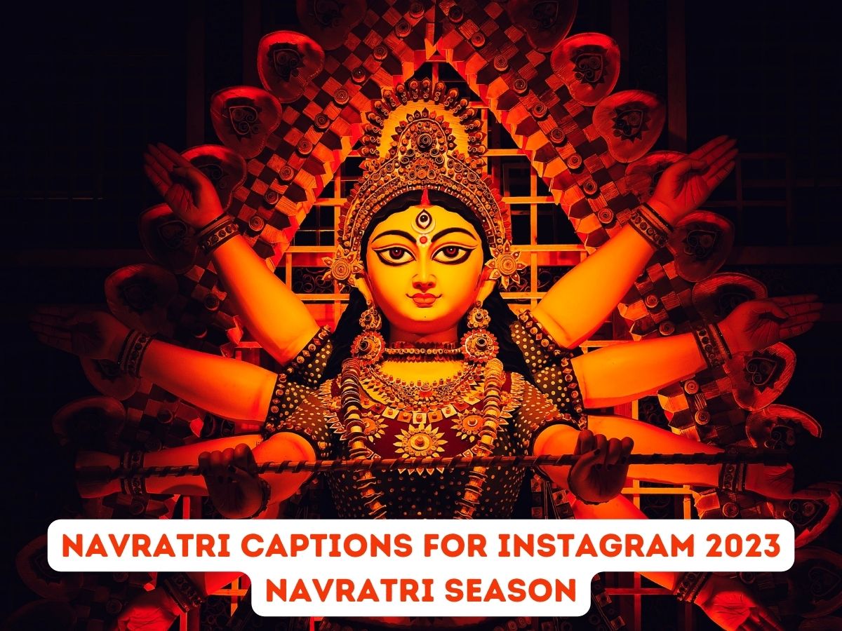 Navratri Captions For Instagram 2023 Navratri Season